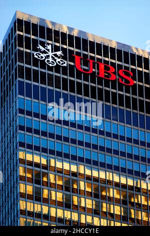 UBS financial services building in Manhattan NYC Stock Photo