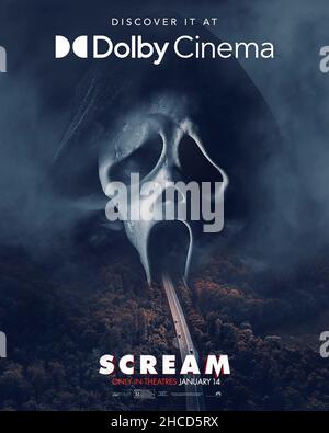 SCREAM VI, (aka SCREAM 6), Real D 3D poster, 2023. © Paramount Pictures  /Courtesy Everett Collection Stock Photo - Alamy