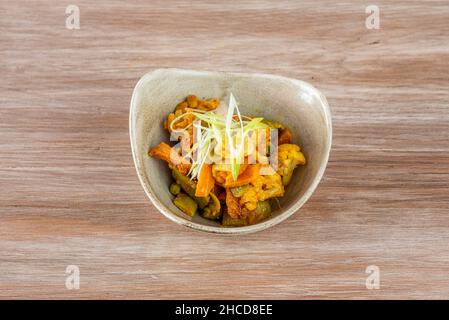 Sabzi Noratan, mixed vegetable curry with aromatic spices, vegetarian curry but very spicy! Stock Photo