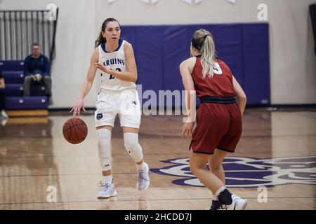 Bellevue University NAIA Women's College Basketball in Bellevue, Nebraska, USA Stock Photo