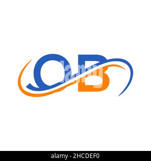 o.b. Logo Black and White – Brands Logos