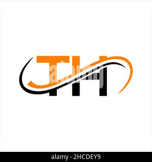 Initial Letter TH Logo Design. TH logo Design for Financial, Development, Investment, Real Estate And Management Company Vector Template Stock Vector