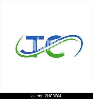 Initial Letter TC Logo Design. TC logo Design for Financial, Development, Investment, Real Estate And Management Company Vector Template Stock Vector