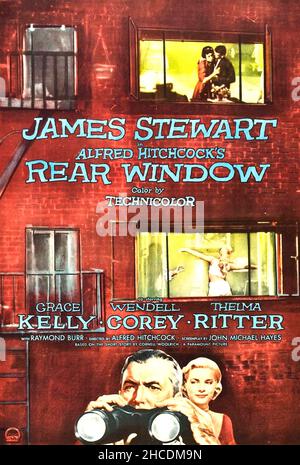 Rear Window film poster Stock Photo