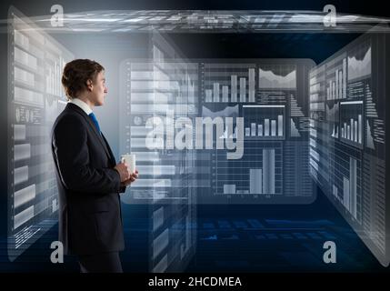 Innovative media technologies Stock Photo