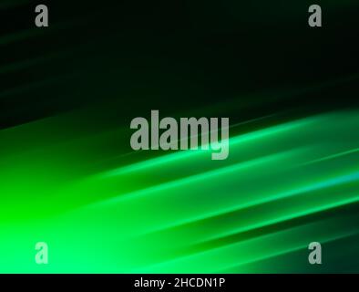 blurry gradient colorful cyan traces backdrop green lines color transition abstract background Stock Photo