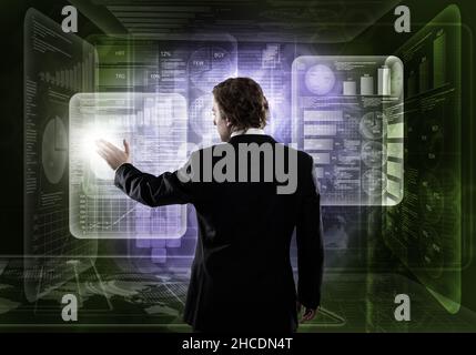 Innovative media technologies Stock Photo
