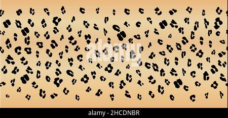Leopard seamless yellow pattern. Leopard pattern design. Seamless ocelot pattern for wallpaper, wrapping pape, textile. Stock Vector