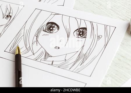 Manga and Anime Storyboard by zanylibrarian
