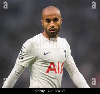 26 December - Tottenham Hotspur v Crystal Palace - Premier League - Tottenham Stadium  Lucas Moura during the Premier League match at the Tottenham Stadium Picture Credit : © Mark Pain / Alamy Live News Stock Photo