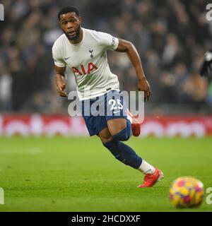 26 December - Tottenham Hotspur v Crystal Palace - Premier League - Tottenham Stadium  Japhet Tanganga during the Premier League match at the Tottenham Stadium Picture Credit : © Mark Pain / Alamy Live News Stock Photo