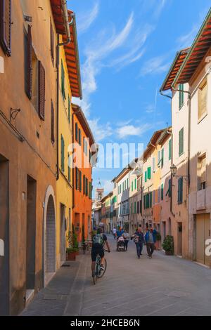 Via Dante alighieri San Quirico d orcia Siena tuscany Italy