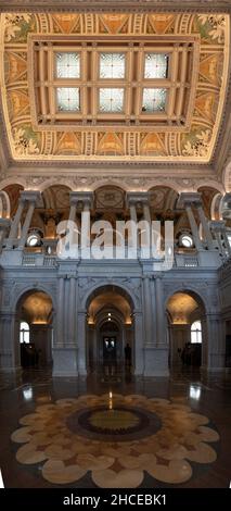 The famous Library of Congress in Washington D.C., USA