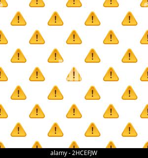 Banner with yellow scam alert pattern. Attention sign. Cyber security icon. Caution warning sign sticker. Flat warning symbol. Vector stock Stock Vector