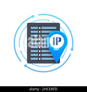 Ip adress, great design for any purposes. Arrow vector icon. Cursor icon. Stock Vector