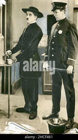 Charlie Chaplin in The Pilgrim - 1923 Stock Photo