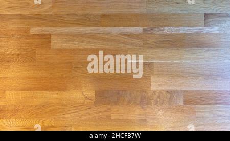 Wood parquet texture, Oak laminate wooden floor background. Natural color house interior flooring, hardwood board Stock Photo