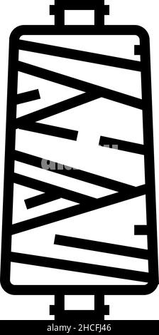 sheets silk bed line icon vector illustration Stock Vector Image & Art ...
