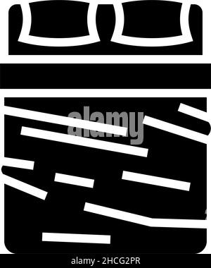 sheets silk bed line icon vector illustration Stock Vector Image & Art ...