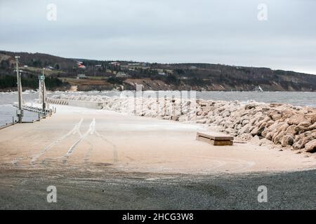 Arisaig, Nova Scotia Canada, Dec 25 2021. Arisaig Pier. Luke Durda/Alamy Stock Photo