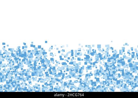 Light multicolor background, colorful vector texture with squares. Splash effect banner. Glitter blue dotted abstract illustration with blurred drops Stock Vector