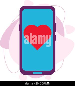 The concept of social networks and mobile devices. Stock Vector
