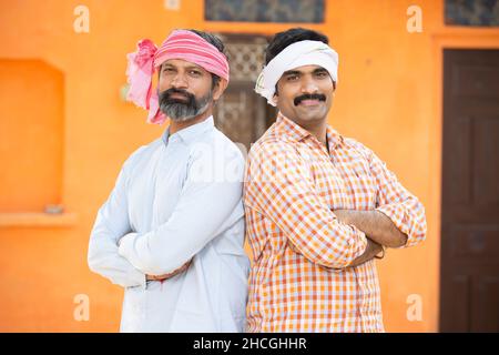 Indian Farmer In Traditional Wear At Home Stock Photo - Download Image Now  - Real People, 25-29 Years, Adult - iStock