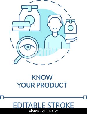 Product selling turquoise concept icon Stock Vector Image & Art - Alamy