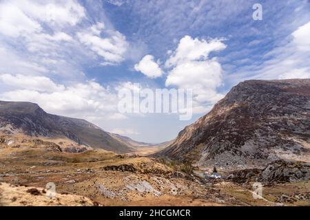 Nant Ffrancon valley, Snowdonia, North Wales Stock Photo