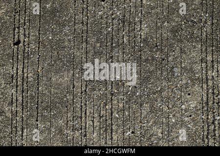Stripe Concrete Road Texture, Concrete Road Line Stock Photo