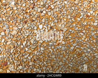 Pebble Stones Floor Texture Background Stock Photo