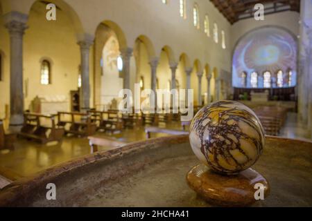 Basilica di San Pietro Maggiore in San Francesco, Ravenna, Province of Ravenna, Italy Stock Photo