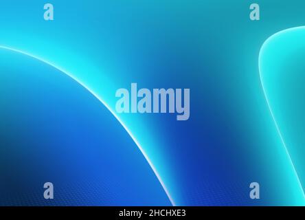 A 3d graphical abstract light effect blue background Stock Photo