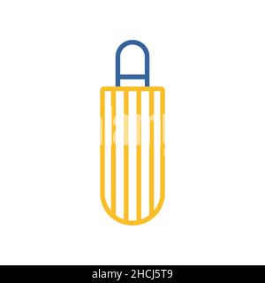 French hot dog vector flat icon. Fast food sign. Graph symbol for cooking web site and apps design, logo, app, UI Stock Vector