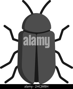 Bug icon design template vector isolated illustration Stock Vector