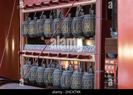 Beijing, 022019. The Confucius Temple in Beijing is the place where people paid homage to Confucius during the Yuan, Ming and Qing dynasties. Stock Photo