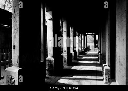 Beijing, 022019. The Confucius Temple in Beijing is the place where people paid homage to Confucius during the Yuan, Ming and Qing dynasties. Stock Photo