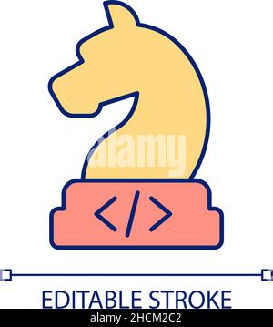 Interactive tutorial RGB color icon Stock Vector
