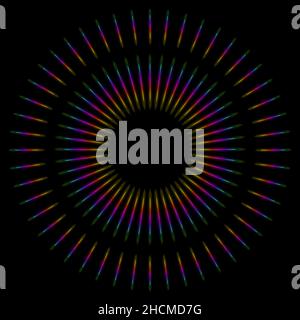 Light Refractions with Rainbow Sunlight. Crystal Light Effects. Bright Reflection Flare. Shiny Glare from Diamond Stock Vector