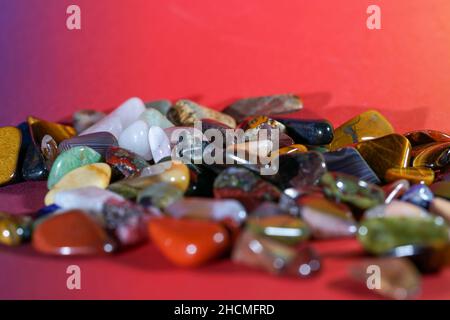 Shungit is a black rock that consists mainly of carbon and was photographed in top quality and studio quality. Stock Photo