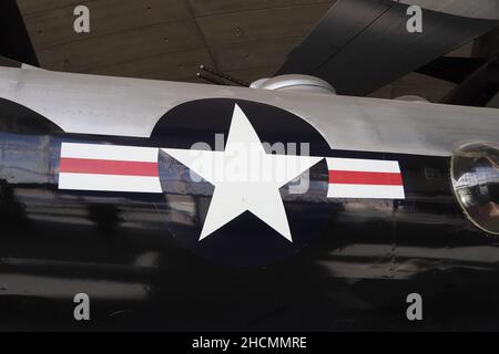 Boeing B29 Superfortress World War Two heavy bomber Stock Photo