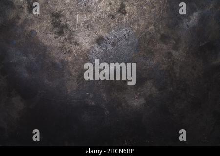 dark rusty metal background texture or backdrop Stock Photo