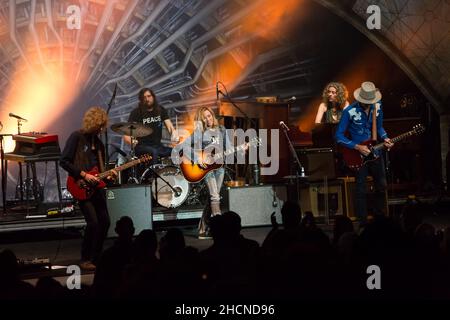 Sheryl Crow in concert Stock Photo