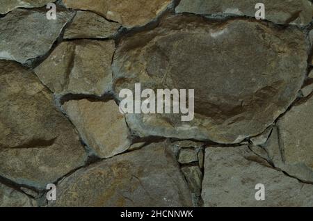 texture of large stones, background of natural stones. stones used to make a wall Stock Photo