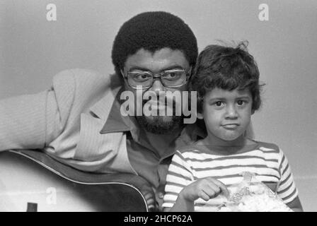 Rosey Grier and son Roosevelt Kennedy Grier Circa 1980's Credit: Ralph Dominguez/MediaPunch Stock Photo