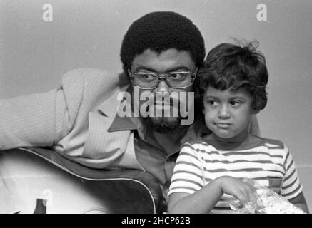 Rosey Grier and son Roosevelt Kennedy Grier Circa 1980's Credit: Ralph Dominguez/MediaPunch Stock Photo