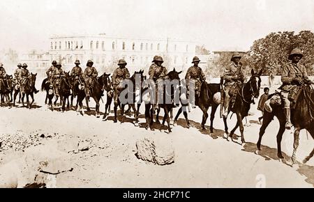 British Yeomanry in Damascus during the First World War Stock Photo