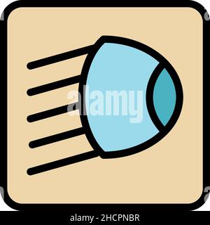 Light car dashboard icon. Outline light car dashboard vector icon color flat isolated Stock Vector