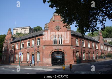 The former Water Works building on Castle Street, Nottingham in the UK Stock Photo