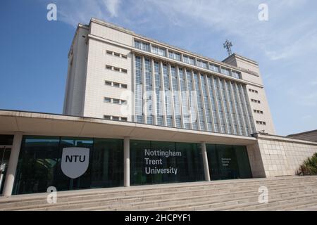 The Nottingham Trent University, Nottinghamshire in the United Kingdom Stock Photo